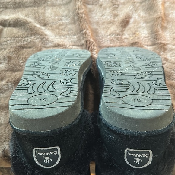 BEAR PAW Ashleigh Black Suede Slip on Boot Sz 10 - Picture 7 of 14